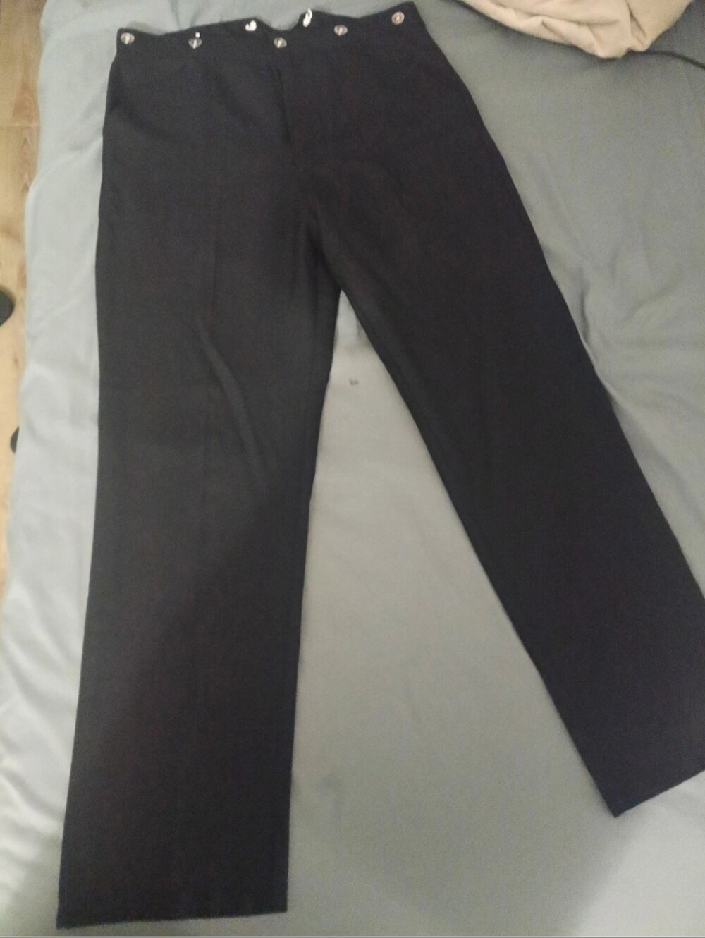 Victorian Men's Pants Size M Black The Pirate Dressing Steampunk   Trousers